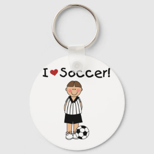 Llavero Amo las camisetas y los regalos del fútbol