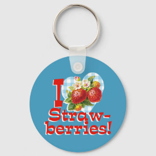 Llavero Amo las Fresas