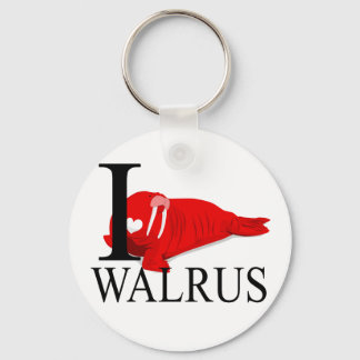 Llavero Amo las Keychain de Walrus