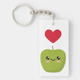 Llavero Amo las manzanas