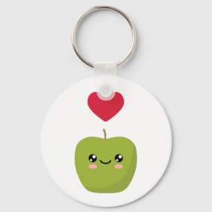 Llavero Amo las manzanas