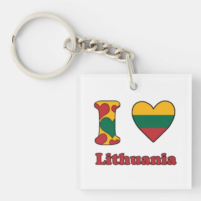 Llavero Amo Lituania (Frente)