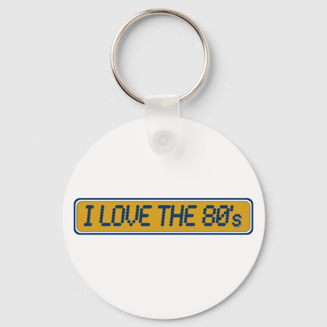 Llavero Amo Los 80 (Anverso)