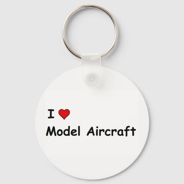 Llavero Amo los aviones modelo (Anverso)