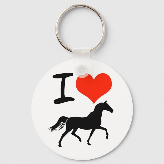 Llavero Amo los Caballos (Anverso)