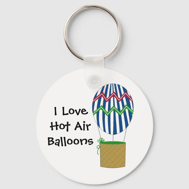 Llavero Amo los globos aerostáticos (Anverso)