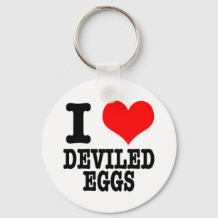 LLAVERO AMO LOS HUEVOS RELLENOS