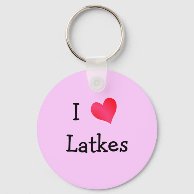 Llavero Amo Los Latkes (Anverso)