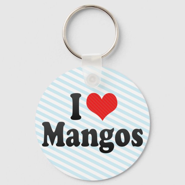 Llavero Amo Los Mangos (Anverso)