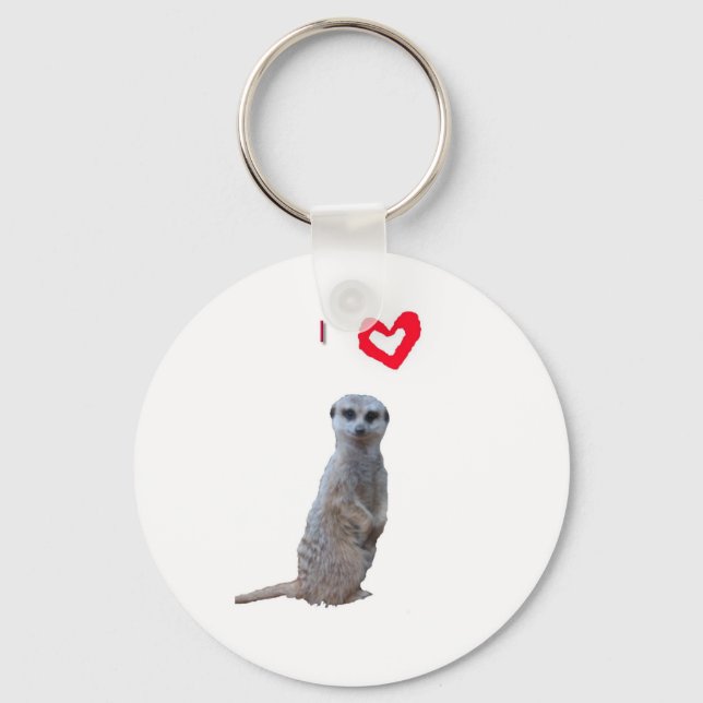 Llavero Amo los Meerkats (Anverso)