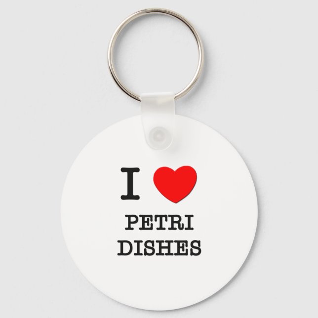 Llavero Amo Los Platos De Petri (Anverso)