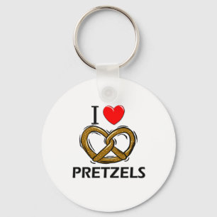 Llavero Amo los pretzeles