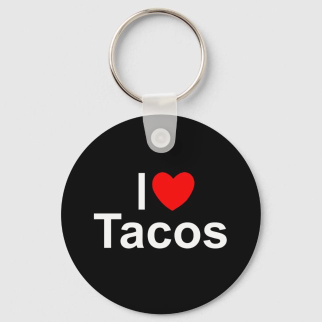 Llavero Amo los tacos (del corazón) (Anverso)
