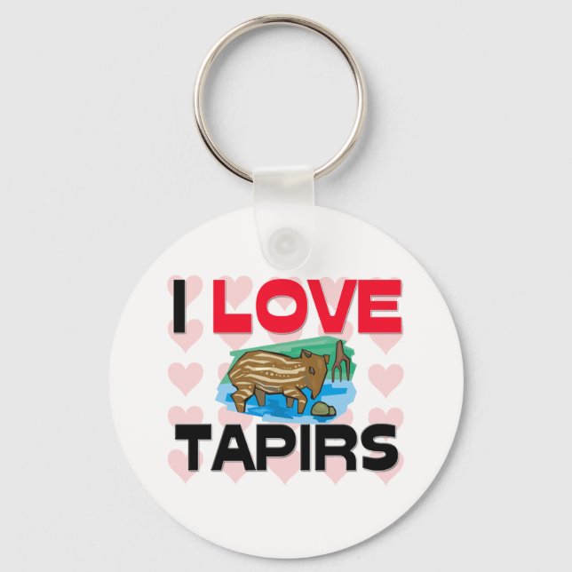 Llavero Amo Los Tapirs (Anverso)