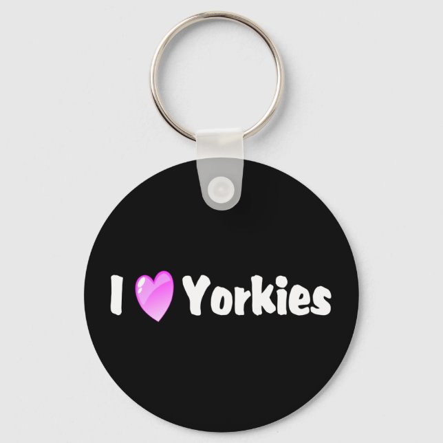 Llavero Amo los Yorkies (Anverso)
