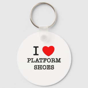 Llavero Amo los zapatos de plataforma
