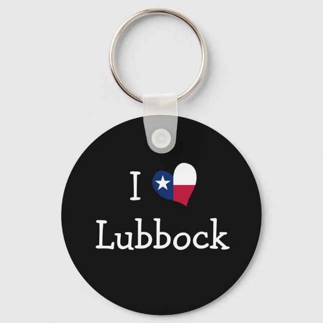 Llavero Amo Lubbock Texas (Anverso)