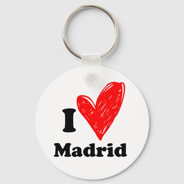 Llavero Amo Madrid (Anverso)