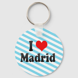 Llavero Amo Madrid, España. Yo Encanta Madrid, España