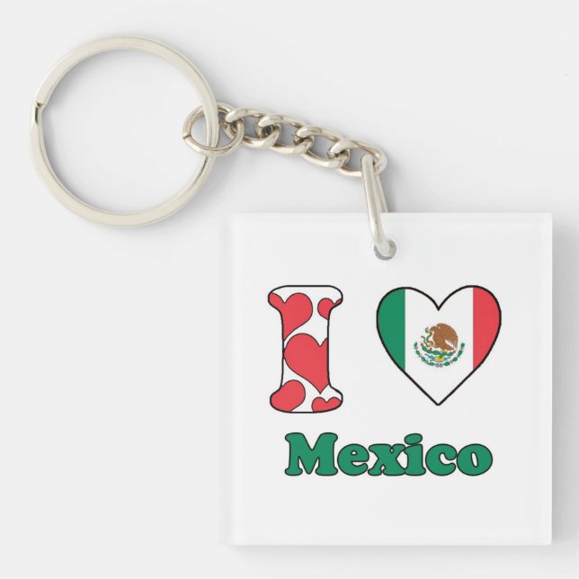 Llavero Amo México (Frente)