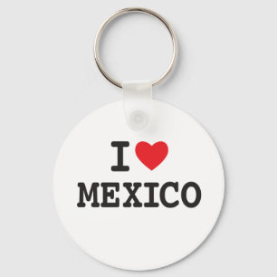 Llavero Amo México con el corazón