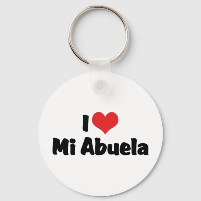 Llavero Amo Mi Abuela Keychain (Anverso)