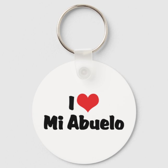 Llavero Amo Mi Abuelo Keychain (Anverso)