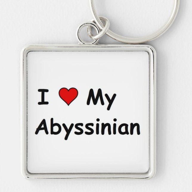 Llavero Amo Mi Abysinian (Frente)