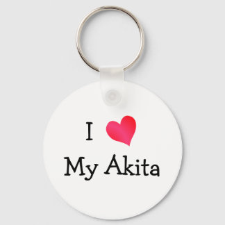 Llavero Amo Mi Akita
