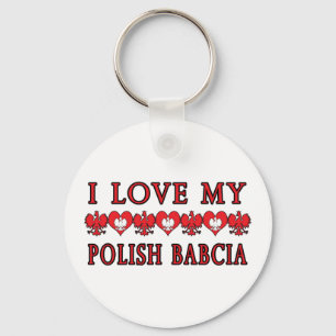 Llavero Amo mi Babcia polaca