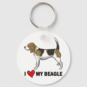 Llavero Amo mi beagle