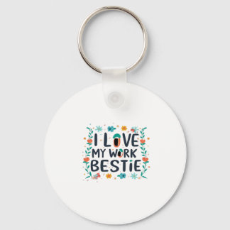 Llavero Amo Mi Bestie Clásico De Trabajo