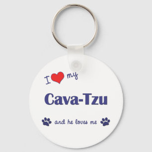 Llavero Amo Mi Cava-Tzu (Perro Masculino)