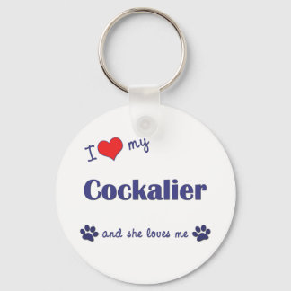 Llavero Amo Mi Cockalier (Perro Femenino)