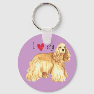 Llavero Amo mi Cocker Spaniel