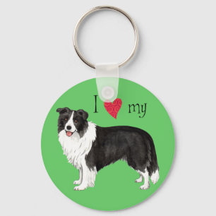 Llavero Amo mi Collie Fronterizo