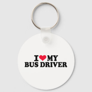 Llavero Amo mi conductor del autobús