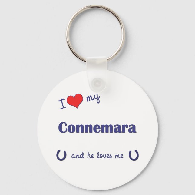 Llavero Amo mi Connemara (Pony Masculino) (Anverso)
