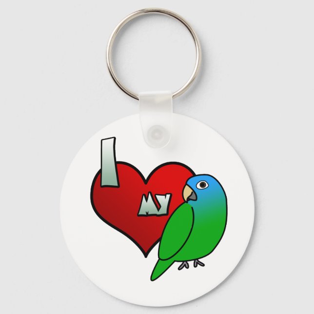 Llavero Amo mi corona azul (Anverso)