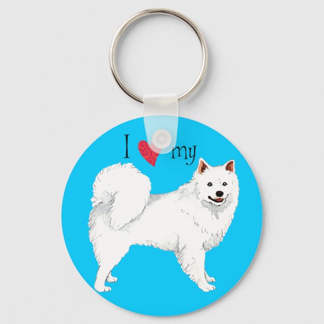 Llavero Amo mi Eskie (Anverso)