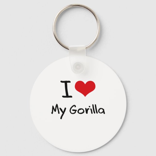 Llavero Amo Mi Gorila (Anverso)