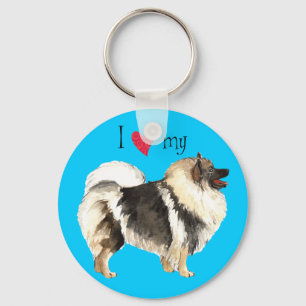 Llavero Amo mi Keeshond