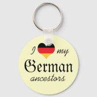 Amo mi Keychain de ancestros alemanes