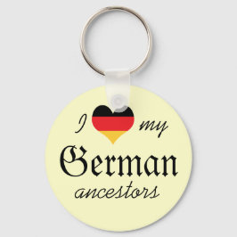 Llavero Amo mi Keychain de ancestros alemanes