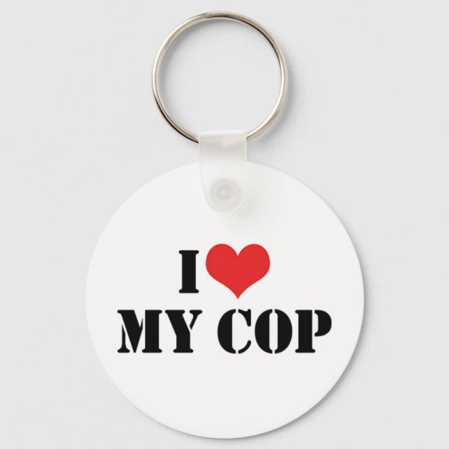 Llavero Amo Mi Keychain De Cop (Anverso)