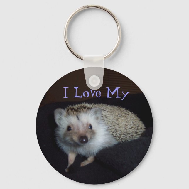 Llavero Amo Mi Keychain Hedgehog (Anverso)
