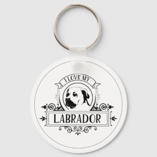 Llavero Amo Mi Keychain Labrador