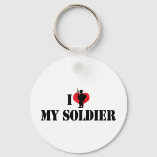 Llavero Amo Mi Keychain Soldado