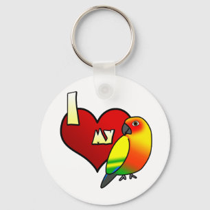 Llavero Amo mi Keychain Sun Conure