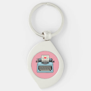 Llavero Amo mi máquina de escribir
